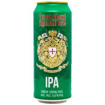 Templarske Beer IPA 6% 0.5 l
