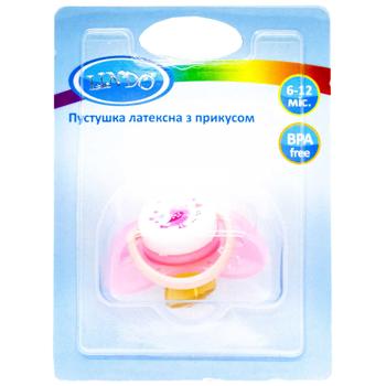 Пустушка Lindo силіконова 6+ місяців