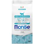 Корм сухий Monge Monoprotein з фореллю для кошенят 1,5кг