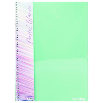 Economix Pastel A4 Checkered Notebook with Plastic Cover 80 Sheets - buy, prices for METRO - photo 2