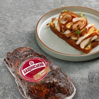 Bashchynskyi Gourmet Boiled-Smoked Chicken Fillet Roll High Grade - buy, prices for MegaMarket - photo 4