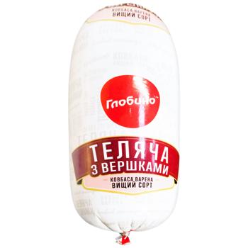 Globino Boiled Veal Sausage with Cream High Grade ~1kg