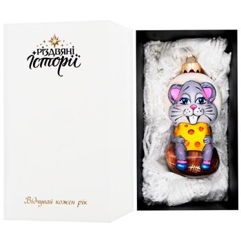 Rizdviani Istorii Festive Mouse Christmas Tree Decoration - buy, prices for WINETIME - photo 1