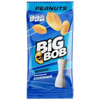 Big Bob Salted Roasted Peanuts 60g - buy, prices for MegaMarket - photo 1