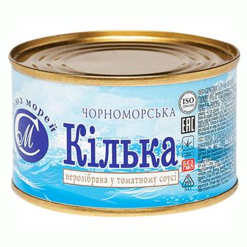 Кілька Союз морів нерозібрана в томатному соусі 240г - купити, ціни на Ідеал - фото 1