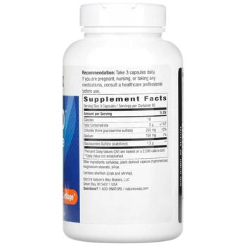 Nature's Way GS-500 Glucosamine Sulfate 500mg 240 capsules - buy, prices for Biotus - photo 2