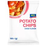 Aro Potato Chips with Crab Flavor 100g