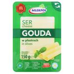 Mlekpol Sliced Gouda Cheese 45% 150g