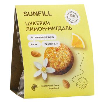 Цукерки Sunfill Лимон-мигдаль з протеїном 73г - купити, ціни на - фото 2