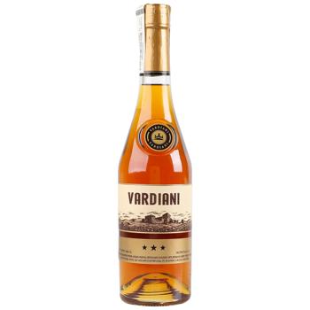 Коньяк Украины Vardiani 3 года 40% 0,5л - купить, цены на Идеал - фото 1
