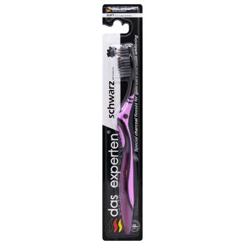 Das Experten Schwarz Toothbrush soft, color in assortment - buy, prices for ULTRAMARKET - photo 2