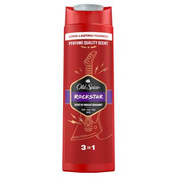 Old Spice Rockstar Shower Gel + Shampoo 3in1 400ml - buy, prices for ULTRAMARKET - photo 3