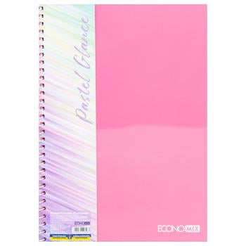 Economix Pastel A5 Checkered Notebook with Plastic Cover 80 Sheets - buy, prices for METRO - photo 3