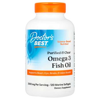 Doctor's Best Omega 3 Fish Oil 1000mg 120 softgels - buy, prices for Biotus - photo 1