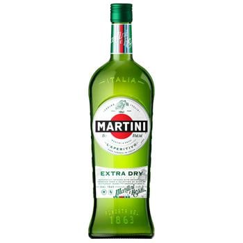 Вермут Martini Extra Dry білий сухий 18% 1л