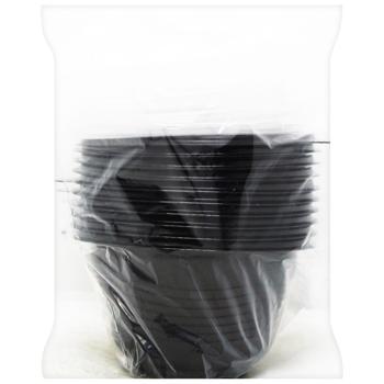 Супник черный с крышкой 500мл 10шт - купить, цены на METRO - фото 1