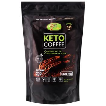 Кофе растворимый Pure Delight Keto Coffee 454г - купить, цены на КОСМОС - фото 1
