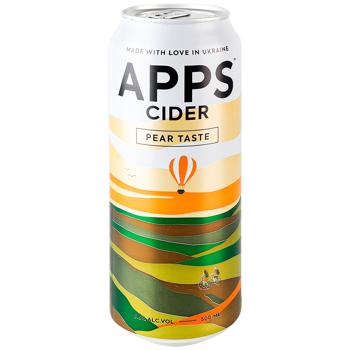 APPS Pear Cider 5.5% 0.5l - buy, prices for Ideal - photo 1