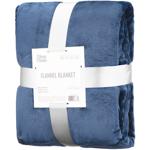 Плед Ardesto Flannel темно-синий 200х220см