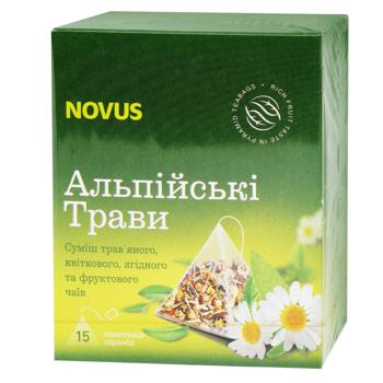 Чай фруктово-травяной Novus Альпийские травы 2г*15шт