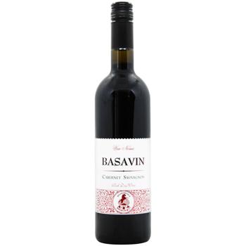 Basavin Cabernet Red Dry Wine 12% 0.75l - buy, prices for METRO - photo 1