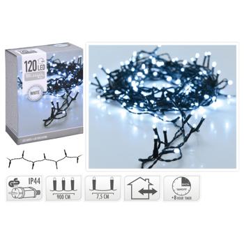 Гірлянда електрична Koopman 120 LED 12м холодний білий - купити, ціни на КОСМОС - фото 2
