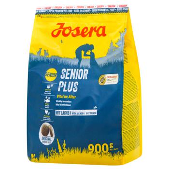 Корм сухий Josera Senior Plus з лососем для літніх собак 900г - купити, ціни на За Раз - фото 1