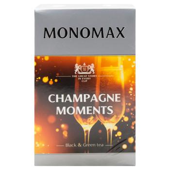 Чай чорний та зелений Monomax Бризки шампанского листовий 80г - купити, ціни на Ідеал - фото 2