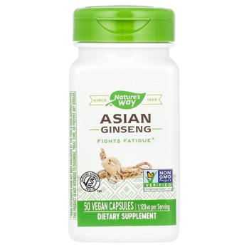 Nature's Way Asian Ginseng Root 1120mg 50 capsules - buy, prices for - photo 1