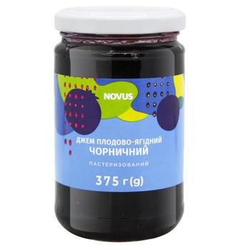 Джем Novus Чорниця 375г - купити, ціни на NOVUS - фото 1
