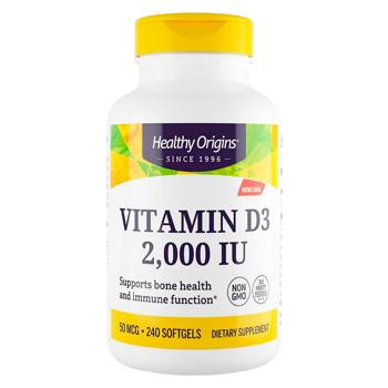 vitamin d healthy origins 240pcs USA