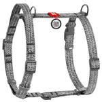Шлея для собак Collar Re-cotton світловідбивна M - сірий