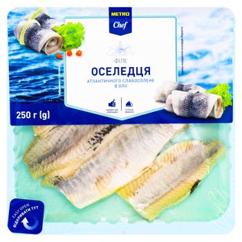 Metro Chef Lightly Salted Herring Fillet in Oil 250g