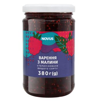 Novus Raspberry Jam 380g - buy, prices for NOVUS - photo 1