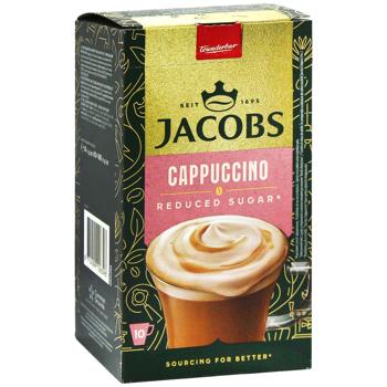 Jacobs Unsweetened Cappuccino Sugar-Free Coffee Drink 14g*10pcs - buy, prices for - photo 3
