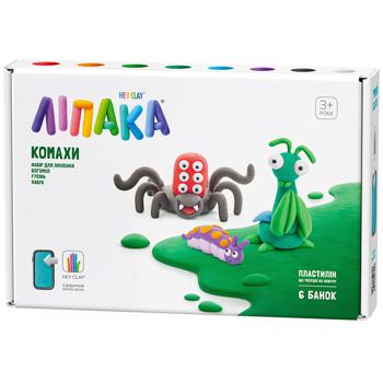 Lipaka Insects Plasticine Set: Mantis, Caterpillar, Spider - buy, prices for Auchan - photo 1