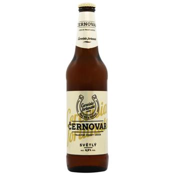 Cernovar Svetle Light Beer 4.9% 0.5l - buy, prices for Supermarket "Kharkiv" - photo 1