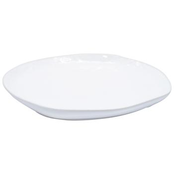 Khvylya White Plate 21.5cm