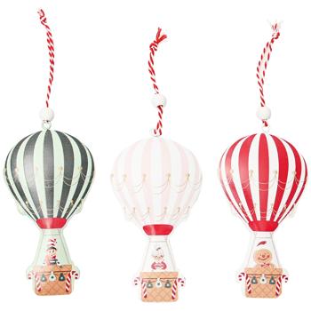 Actuel Balloon Metal Christmas Tree Pendant 10.8cm in assortment - buy, prices for - photo 1