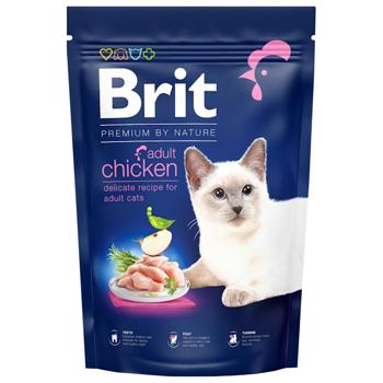 Корм сухий Brit Premium з куркою для котів 1,5кг - купити, ціни на MasterZoo - фото 1