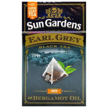 Чай чорний Sun Gardens Earl Grey 2,5г*20шт - купити, ціни на - фото 2