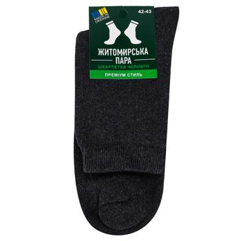 Sock Zhutomyrska para grey 42-43size Ukraine - buy, prices for Ideal - photo 1