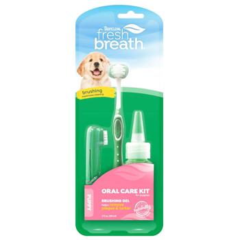 Набір для догляду за ротовою порожниною цуценят TropiClean Fresh Breath Puppy 59 мл