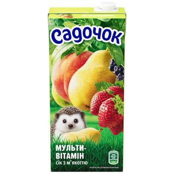 Сок Садочок мультивитаминный с мякотью 0,95л - купить, цены на Чудо Маркет - фото 2