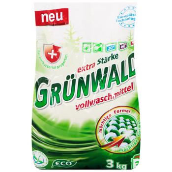 Стиральный порошок Grunwald Горная свежесть универсальный 3кг - купить, цены на Идеал - фото 1