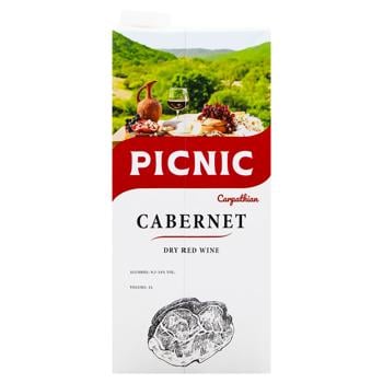 Picnic Cabernet Red Dry Wine 9.5-13% 1l - buy, prices for Auchan - photo 4