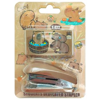 Capybara Stapler + Paper Clips Set E-022 21899 - buy, prices for Tavria V - photo 3