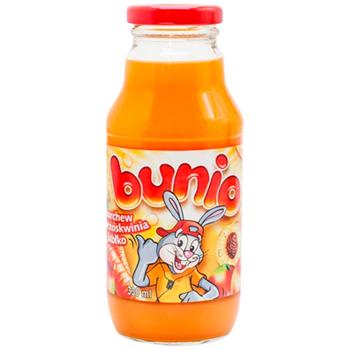 Сок Bunio морковь-персик-яблоко 0,33л - купить, цены на Grono - фото 1