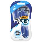 Бритвы одноразовые мужские Bic Flex 3 6шт