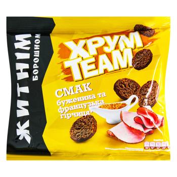 KhrumTeam Rye Ham and French Mustard Flavored Crisps 90g - buy, prices for Za Raz - photo 1